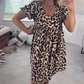⏳Time-limited Special⏰Women's Casual Leopard Print Mini Dress👗