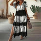 💖Last Day 50% OFF💖Women’s Causal V-Neck Gradient Dress