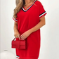 🔥50% OFF🔥2025 Fashion Casual Striped Splicing Dress