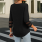 ✨2025 New Style👚Women’s Solid Casual V-Neck Top with 3/4 Sleeves