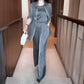 Women's 3-Piece Shirt Jacket, Vest and Pants Set