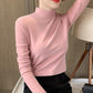 🔥50% OFF🔥Solid Color Half High Neck Long Sleeve Top