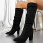 🎉Hot Sale🎉Women’s Stylish Solid Color High Heel Boots