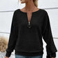 🎉Hot Sale🎉Women's Striped Long Sleeve Half-Zip Top