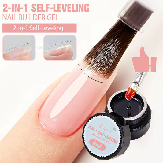 🔥Hot Sale $9.99🔥2-in-1 Self-Leveling Nail Builder Gel