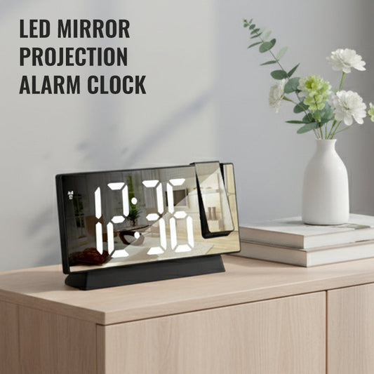 🔥Limitied Time 50% OFF🔥LED Mirror Projection Alarm Clock