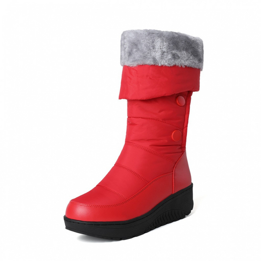 Warm Lined Waterproof Knee-High Snow Boots
