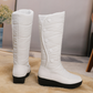 Warm Lined Waterproof Knee-High Snow Boots