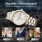 🖤Black Friday 60% OFF⚡Men's Two-Tone Waterproof Luminous Watch
