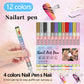🎁Christmas Sale 50% OFF🎄12-Color Professional Nail Art Pen Set