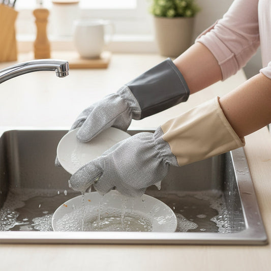 🎄Christmas Sale 60% OFF🔥Non-Scratch Waterproof Wire Dishwashing Gloves