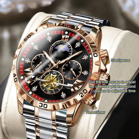 🎄Christmas Sale 69% OFF🔥Men's Luminous Waterproof Flywheel Quartz Watch