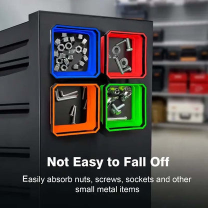 Collapsible Silicone Magnetic Parts Tray Set