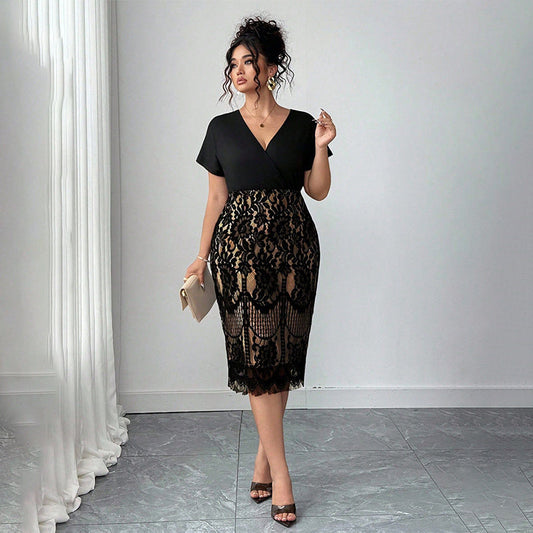 🔥50% OFF🔥Women's Casual Fashion V-Neck Dress