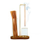 ⏳🔥LIMITED-TIME 50% OFF! ⏰💝 2 in 1 Incense & Candle Holder Natural Wood Base Aromatherapy Diffuser