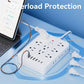 🎁 Hot Sale – 50% OFF! ⚡ 20-in-1 Power Strip with Overload Protection – 14 AC + 4 USB + 2 Type-C Ports, Wall-Mountable & Space-Saving! 🔌💻