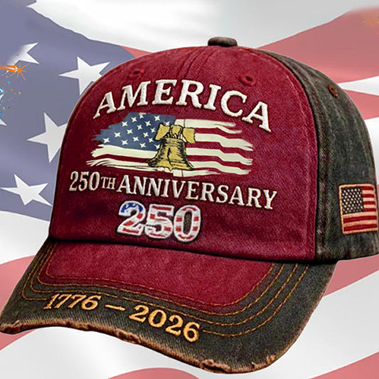 📢📢66%  OFF !! ⏰USA 250th Anniversary Baseball Cap