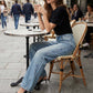 📢60% OFF NOW!!!⏰Rhinestone Embellished Wide-Leg Denim Jeans