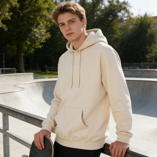 Casual Unisex Hoodie with Adjustable Hood