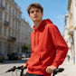 Casual Unisex Hoodie with Adjustable Hood