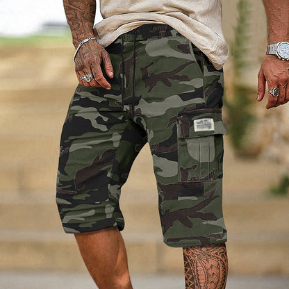 📢📢BIG SALE!!⏰Men's Camouflage Cargo Shorts – Multi-Pocket, Adjustable Waist & Breathable Fabric