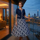 📢48% OFF!!!⏰Elegant Floral Print A-Line Dress