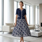 📢48% OFF!!!⏰Elegant Floral Print A-Line Dress
