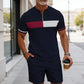 Men's Quarter-Zip Shirt & Shorts Set