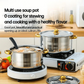 📢📢40%  OFF !! ⏰5-Piece Stainless Steel Cookware Set with Glass Lids