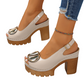 ⏳Time-Limited Special⏰Chunky Heel Sandals – 9.5cm Block Heel, Secure Buckle & Rugged Grip 💃