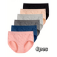6-Pack Women's Mid-Rise Seamless Comfort Panties