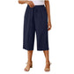 📢📢50% OFF !! ⏰Women's Casual Drawstring Waist Capri Pants