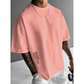 Men's Loose Fit Short Sleeve Shirt – Premium Cotton Blend, Urban Graphic Print & Oversized Casual Style