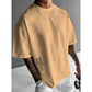 Men's Loose Fit Short Sleeve Shirt – Premium Cotton Blend, Urban Graphic Print & Oversized Casual Style