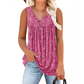 🌸 Women's Printed Button Sleeveless Top – Chic Print, Breathable & Lightweight ✨