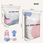 🧳No‑Pump Vacuum Storage Bags – Press & seal, no pump needed. Saves 80% space, keeps clothes dry & dust‑free. Perfect for bulky bedding & off‑season gear. 🛏️🗄️