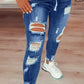 🔥Women's Skinny Stretch Ripped Jeans