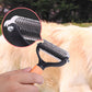 📢📢40% OFF !! ⏰Double-Sided Deshedding Pet Grooming Brush