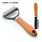📢📢40% OFF !! ⏰Double-Sided Deshedding Pet Grooming Brush