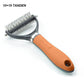 📢📢40% OFF !! ⏰Double-Sided Deshedding Pet Grooming Brush