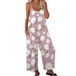 📢📢40% OFF !! ⏰Women's Floral Print Wide Leg Jumpsuit