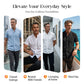 📢📢50% OFF !! ⏰ Men's Loose Fit Short Sleeve Shirt