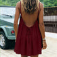 Summer Backless Spaghetti Strap Mini Dress