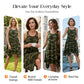 🔥50% OFF🔥Women's Sleeveless Asymmetrical Hem Camouflage Dress