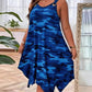 🔥50% OFF🔥Women's Sleeveless Asymmetrical Hem Camouflage Dress