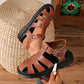 📢📢40% OFF !! ⏰Vintage Style Platform Hollow-Out Sandals