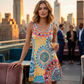 📢📢40% OFF !! ⏰Casual Sleeveless A-Line Printed Summer Dress
