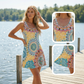 📢📢40% OFF !! ⏰Casual Sleeveless A-Line Printed Summer Dress