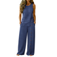 Women's Casual Sleeveless Top and Wide-Leg Pants Set