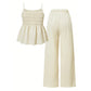 📢📢60% OFF !! ⏰Women's Casual Cami Top & Wide-Leg Pants Set